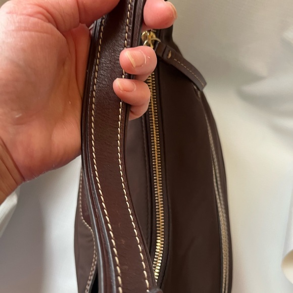 Dooney & Bourke Brown Nylon Handbag  15W / 10.5 H - Picture 5 of 11